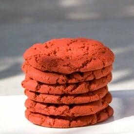 Crumbs and Corkscrews - Red Velvet Cookies