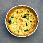 Crumbs and Corkscrews - Smoked Salmon, Vegetable and Dill tart