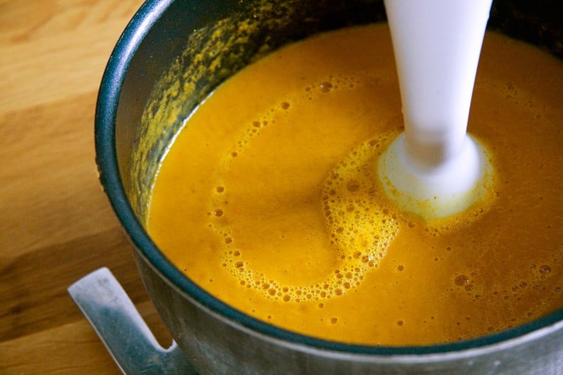 Crumbs and Corkscrews - Curry Carrot Soup