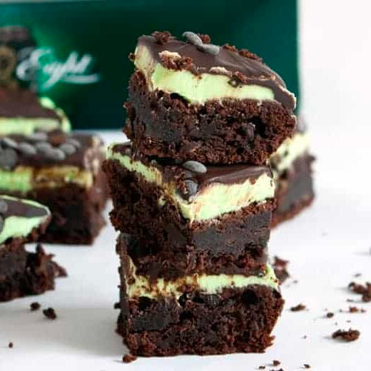 Mint Choc Chip Brownies