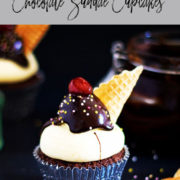 These cute chocolate sundae cupcakes are a fun twist on a classic - and believe it or not they are gluten and dairy free!