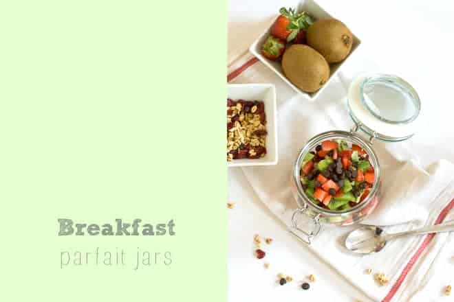 Breakfast Parfait Jars - Crumbs & Corkscrews
