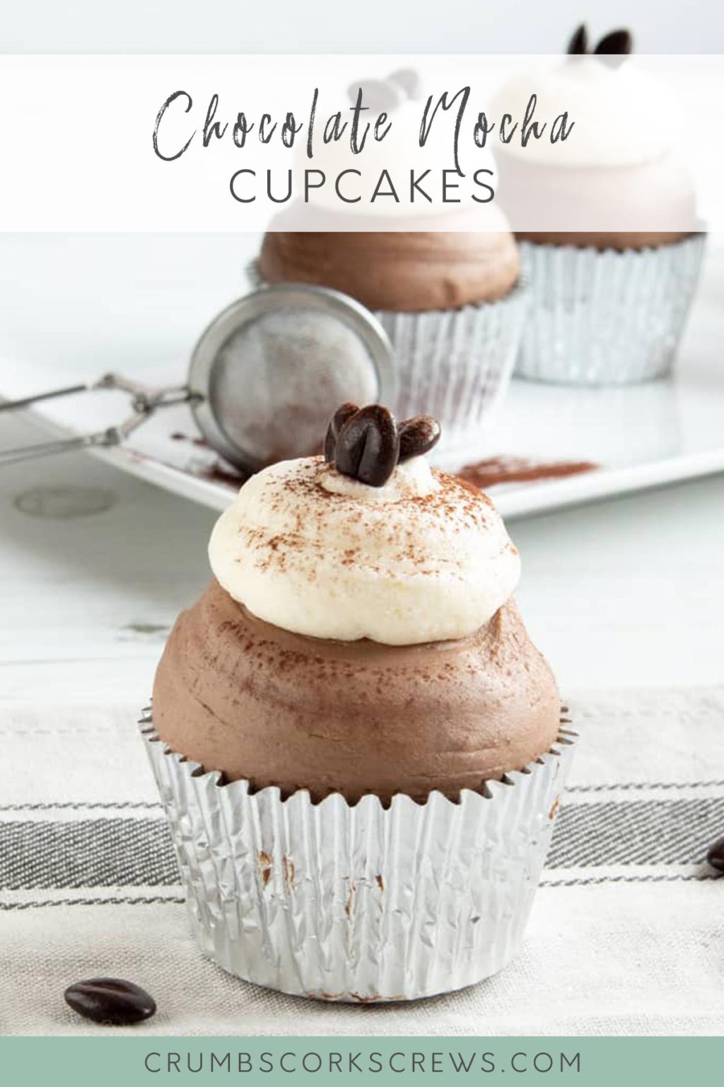 Chocolate Mocha Cupcakes Crumbs & Corkscrews