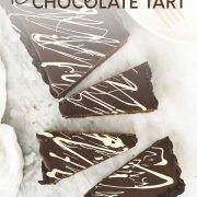 Baileys Chocolate Tart - Pinterest Image