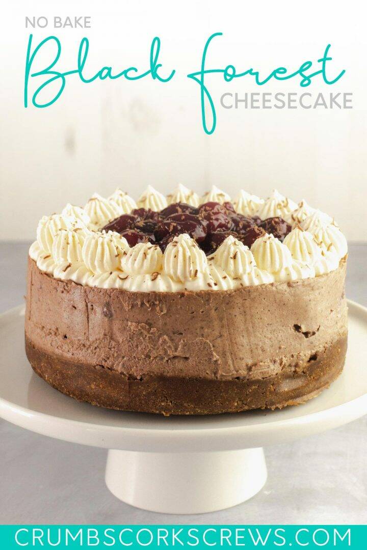 Black Forest Cheesecake - Pinterest Image