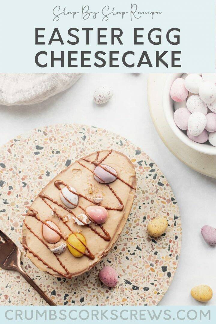 Easter Egg Cheesecake - Pinterest Image