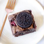 Raspberry Oreo Brownies - Featured