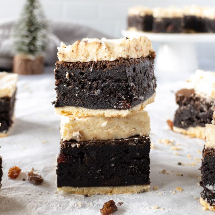 Mince Pie Brownies - Featured