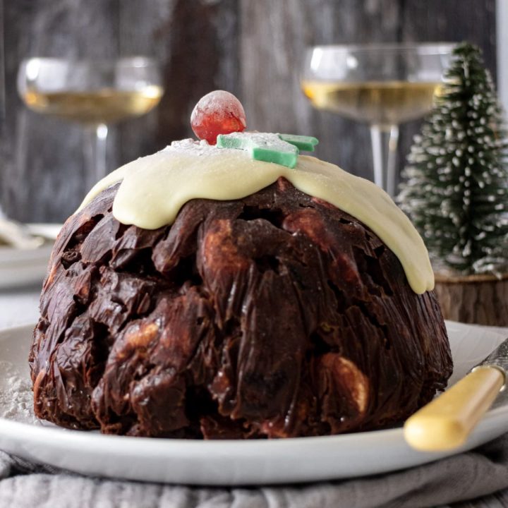 Rocky Road Christmas Pudding - Featured
