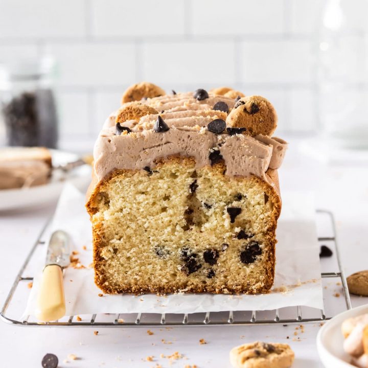 Choc Chip Loaf Cake - Featured