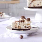 No Bake Malteser Cheesecake - Featured