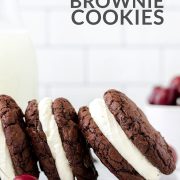 Black Forest Brownie Cookie Sandwiches - Pinterest